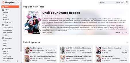 mangadex website.